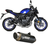 Complete Non-Catalytic Exhaust System With Sound Certification Gppro Steel Black - Mivv Compatible With Yamaha Mt-07 (2025-2026)