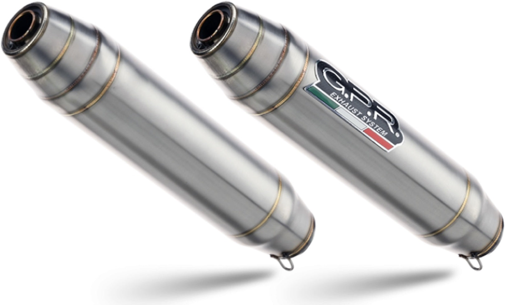 Dual Exhaust System With Sound Certification Deeptone Stainless Steel - Gpr Compatible With Triumph Speed Triple 1050 (2005-2010)