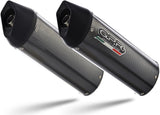 Dual Exhaust System With Sound Certification Furore Carbon Look - Gpr Compatible With Ducati Monster 600 (2001-2003)