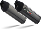 Doble Salida De Escape Con Catalizador Y Homologación Acústica Furore Carbon Look - Gpr Compatible Con Ducati 1000 Ss (2003-2006)