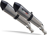 Dual Exhaust System With Sound Certification Gpe Anniversary Titanium - Gpr Compatible With Triumph Speed Triple 1050 (2011-2015)