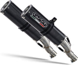 Dual Exhaust System With Sound Certification M3 Carbon Look - Gpr Compatible With Triumph Speed Triple 1050 (2011-2015)