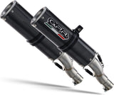 Escape Doble Con Homologación Acústica M3 Carbon Look - Gpr Compatible Con Honda Vtr 1000 F Firestorm (1997-2007)