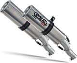 Doble Salida De Escape Con Catalizador Y Homologación Acústica M3 Acero - Gpr Compatible Con Ducati Monster 796 (2010-2014)