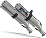 Dual Exhaust System With Sound Certification M3 Stainless Steel - Gpr Compatible With Honda Vtr 1000 F Firestorm (1997-2007)