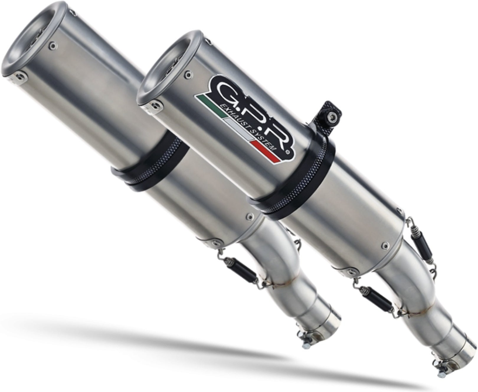 Dual Exhaust System With Sound Certification M3 Stainless Steel - Gpr Compatible With Triumph Speed Triple 1050 (2011-2015)