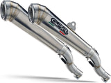 Escape Doble Con Homologación Acústica Powercone Evo Acero - Gpr Compatible Con Ducati Streetfighter 848 (2011-2014)