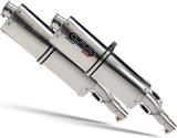 Dual Exhaust System With Sound Certification Trioval Stainless Steel - Gpr Compatible With Cagiva Raptor 1000 (2000-2003)