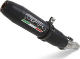 Catalytic Exhaust Tip With Sound Certification Deeptone Black Stainless Steel - Gpr Compatible With Royal Enfield Meteor 350 (2021-2023)