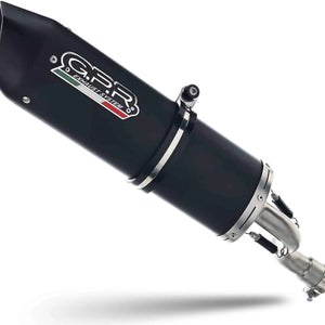 Tubo De Escape Con Homologación Acústica Furore Aluminio Negro - Gpr Compatible Con Suzuki Gsx-R 750 (1992-1995)