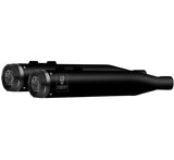 Exhaust Tip With Noise Certification Hr-1 Steel Black Carbon Fiber End Cap - Mivv Compatible With Harley-Davidson Cvo Ultra Limited (2017-2026)