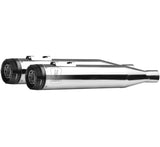 Exhaust Tip With Noise Certification Hr-1 Stainless Steel Carbon Fiber End Cap - Mivv Compatible With Harley-Davidson Electra Glide Low (2017-2023)