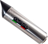 Tubo De Escape Con Homologación Acústica Tiburon Titano - Gpr Compatible Con Kawasaki Zx-6R (2007-2008)