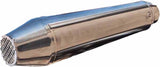 Exhaust Tip With Noise Certification Ultracone Cafe Racer Stainless Steel - Gpr Compatible With Yamaha Xv 1100 Virago (1986-1999)