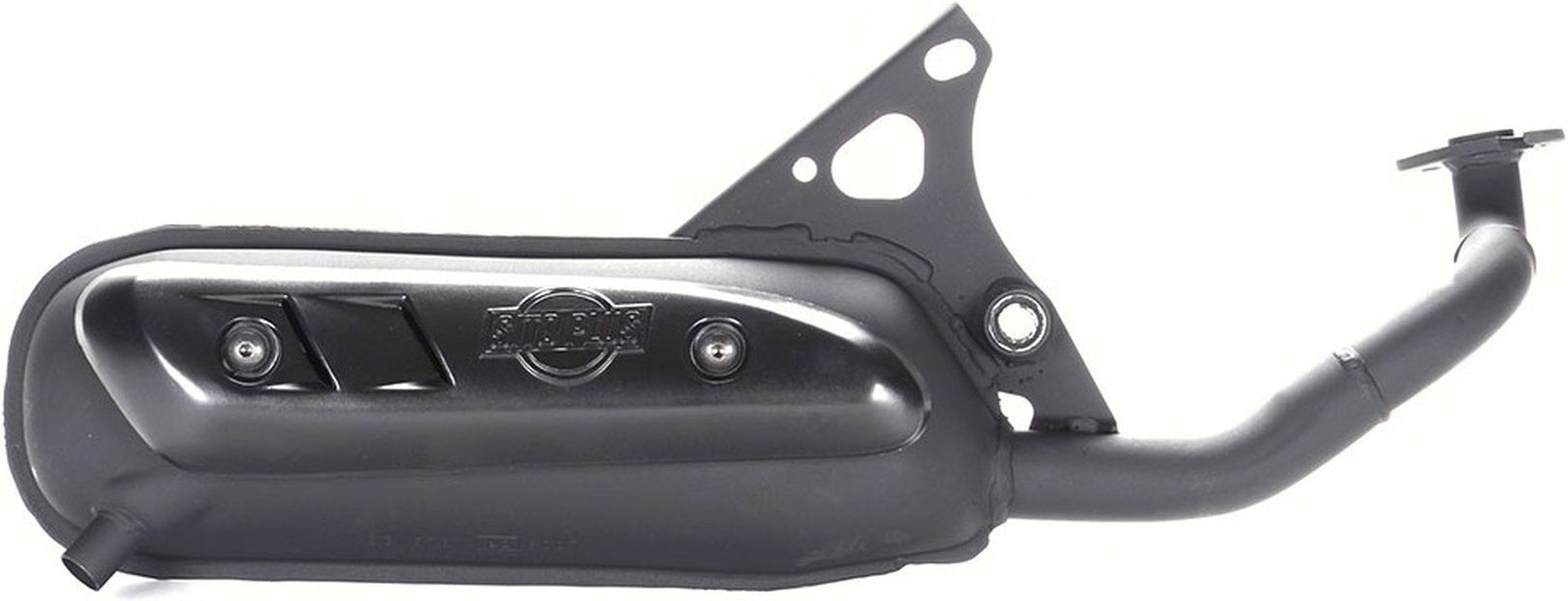 Complete Catalytic Exhaust System With Sound Certification Sito Stainless Steel - Leovince Compatible With Peugeot Jet Force C-Tech 50 Liquid (2005)