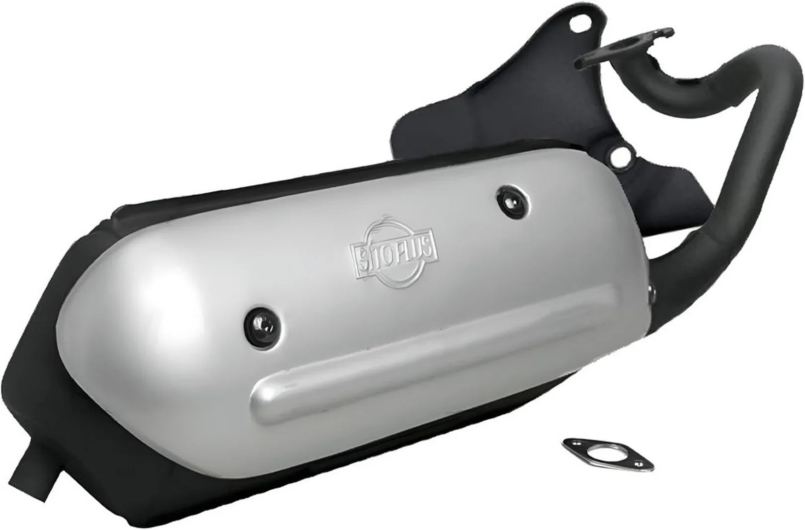 Sistema De Escape Completo Con Catalizador Y Homologación Acústica Sitoplus Acero - Leovince Compatible Con Aprilia Scarabeo 50 (1993-1997)