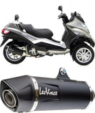 Tubo De Escape Con Homologación Acústica Lv One Evo Acero Fondo Carbono - Leovince Compatible Con Ktm 1050 Adventure (2015-2016)