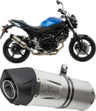 Tubo De Escape Con Homologación Acústica Lv Corsa S Acero Full Negro Fondo Acero Negro - Leovince Compatible Con Kawasaki Z 900 (2017-2019)