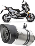 Tubo De Escape Con Homologación Acústica Lv Pro Acero Fondo Carbono - Leovince Compatible Con Honda Forza 750 (2021-2024)