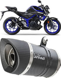 Tubo De Escape Con Homologación Acústica Lv One Evo Carbono Fondo Carbono - Leovince Compatible Con Bmw F 650 Gs (2008-2012)