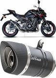 Tubo De Escape Con Homologación Acústica Lv Pro Carbono Fondo Carbono - Leovince Compatible Con Kawasaki Z 900 (2020-2024)