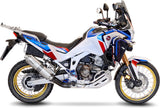 Tubo De Escape Con Homologación Acústica Lv One Evo Acero - Leovince Compatible Con Honda Crf 1100 L Africa Twin (2020-2023)