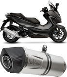 Sistema De Escape Completo Con Catalizador Y Homologación Acústica Lv One Evo Acero Fondo Carbono - Leovince Compatible Con Honda Forza 125 (2021-2024)