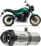 Sistema De Escape Completo Con Catalizador Y Homologación Acústica Lv One Evo Acero Fondo Carbono - Leovince Compatible Con Kawasaki Ninja 650 (2021-2026)