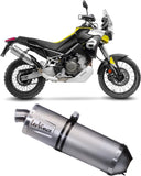 Tubo De Escape Con Homologación Acústica Lv One Evo Acero - Leovince Compatible Con Aprilia Tuareg 660 (2022-2024)