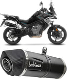 Tubo De Escape Con Homologación Acústica Lv One Evo Acero Negro Fondo Carbono - Leovince Compatible Con Ktm 890 Smt (2023-2026)