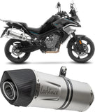 Tubo De Escape Con Homologación Acústica Lv One Evo Acero Fondo Carbono - Leovince Compatible Con Ktm 890 Smt (2023-2026)