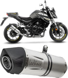 Tubo De Escape Con Homologación Acústica Lv One Evo Acero Fondo Carbono - Leovince Compatible Con Honda Cb 750 Hornet (2023-2024)