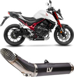 Sistema De Escape Completo Con Catalizador Y Homologación Acústica Lv Race Acero - Leovince Compatible Con Honda Cb 750 Hornet (2023-2024)