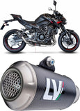 Tubo De Escape Con Homologación Acústica Lv-10 Acero Negro Fondo Acero - Leovince Compatible Con Bmw S 1000 R (2021-2024)