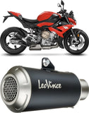 Tubo De Escape Con Homologación Acústica Lv-X Aluminio Fondo Acero - Leovince Compatible Con Suzuki Ltz 400 (2003-2008)
