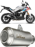 Tubo De Escape Con Homologación Acústica Lv-10 Acero Fondo Acero - Leovince Compatible Con Bmw S 1000 Xr (2020-2023)