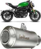 Tubo De Escape Con Homologación Acústica Lv-10 Acero Fondo Acero - Leovince Compatible Con Benelli 752 S (2019-2024)