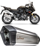 Tubo De Escape Con Homologación Acústica Lv-12 Acero Fondo Carbono - Leovince Compatible Con Bmw R 1250 - Rs (2019-2024)