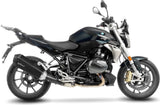 Tubo De Escape Con Homologación Acústica Lv-12 R Acero Negro Fondo Carbono - Leovince Compatible Con Bmw R 1250 - Rs (2019-2025)