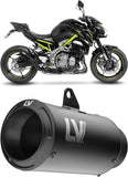 Tubo De Escape Con Homologación Acústica Lv-10 Carbono Fondo Acero - Leovince Compatible Con Honda Cb 1000 R Neo Sports Café (2018-2024)