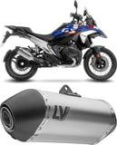 Tubo De Escape Con Homologación Acústica Lv-14 Titano Fondo Carbono - Leovince Compatible Con Bmw R 1300 Gs (2023-2026)