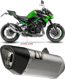 Tubo De Escape Con Homologación Acústica Lv-14 R Acero Fondo Carbono - Leovince Compatible Con Kawasaki Z 900 A2 (2025-2026)