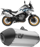 Tubo De Escape Con Homologación Acústica Lv-14 Titano Fondo Carbono - Leovince Compatible Con Ktm 790 Adventure - R (2019-2020)