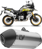 Tubo De Escape Con Homologación Acústica Lv-14 Titano Fondo Carbono - Leovince Compatible Con Voge Valico 900 Dsx (2024-2026)