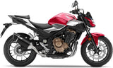 Tubo De Escape Con Homologación Acústica Lv-14 R Acero Fondo Carbono - Leovince Compatible Con Honda Nx 500 (2024-2026)