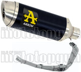 Sistema De Escape Completo Con Catalizador Y Homologación Acústica Thunder Aluminio Negro Acero - Arrow Special Parts Compatible Con Honda Cbr 650 R (2019-2023)