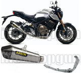 Sistema De Escape Completo Con Catalizador Y Homologación Acústica X-Kone Nichrom Carbono - Arrow Special Parts Compatible Con Honda Cbr 650 R (2019-2023)