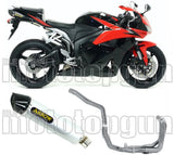 Sistema De Escape Completo Sin Catalizador Y Con Homologación Acústica Indy-Race Aluminio Carbono - Arrow Special Parts Compatible Con Honda Cbr 600 Rr (2009-2012)