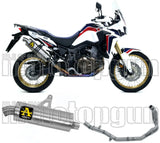 Sistema De Escape Completo Sin Catalizador Y Con Homologación Acústica Maxi Race-Tech Aluminio Acero - Arrow Special Parts Compatible Con Honda Crf 1000 L Africa Twin (2016-2019)