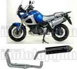 Sistema De Escape Completo Sin Catalizador Y Con Homologación Acústica Maxi Race-Tech Aluminio Negro Carbono - Arrow Special Parts Compatible Con Yamaha Xt 1200 Z Super Ténéré (2010-2020)